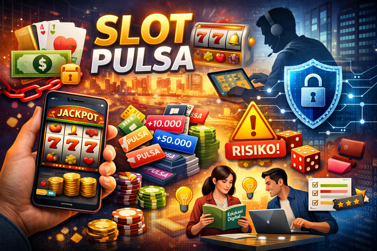 Slot Pulsa Resmi – Cara Mudah Main Tanpa Rekening