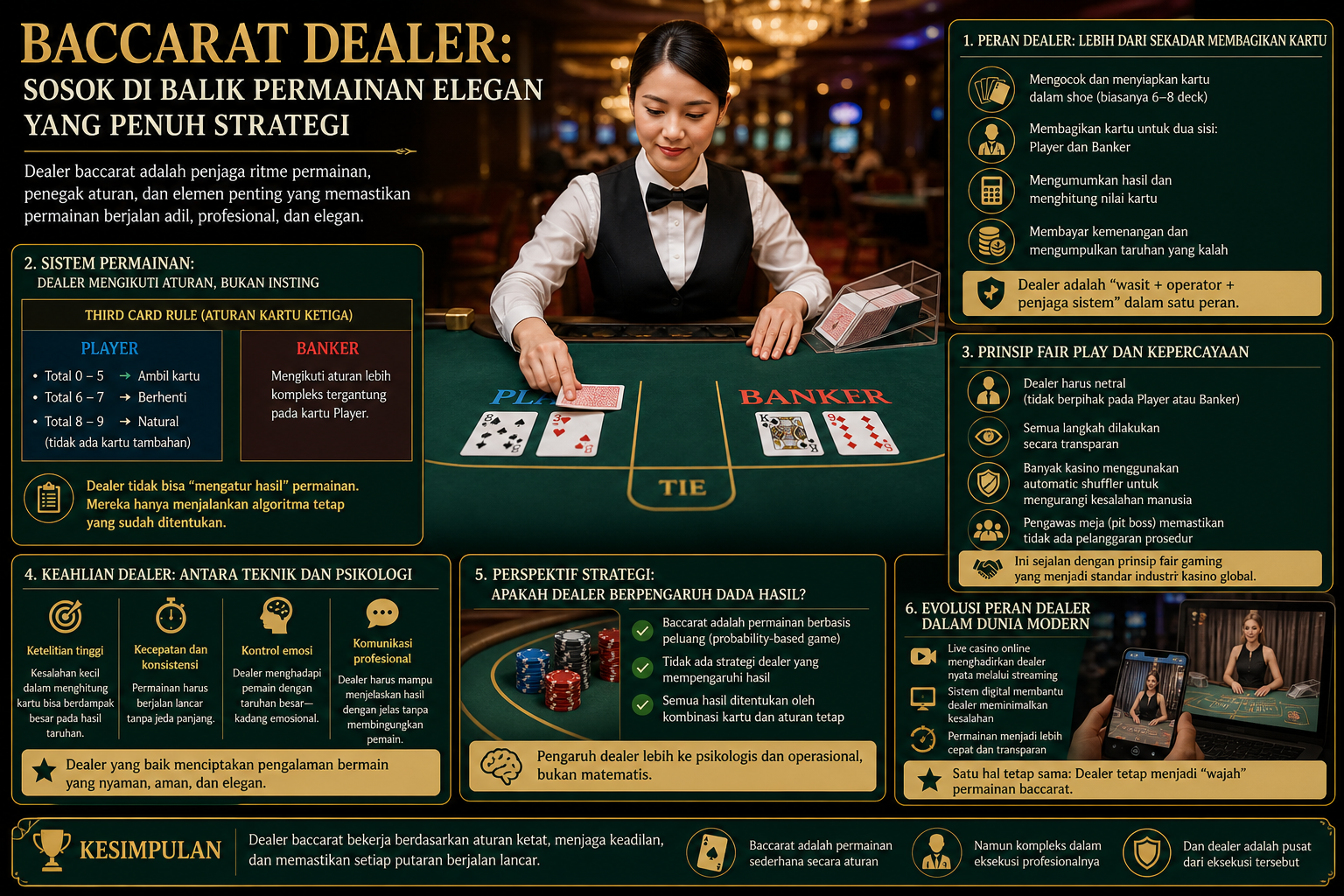 BACCARAT DEALER Permainan Elegan yang Penuh Strategi