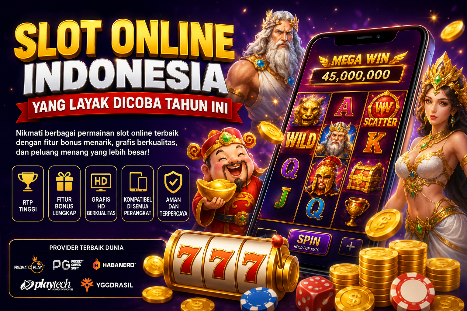 Slot Online Indonesia yang Layak Dicoba Tahun Ini