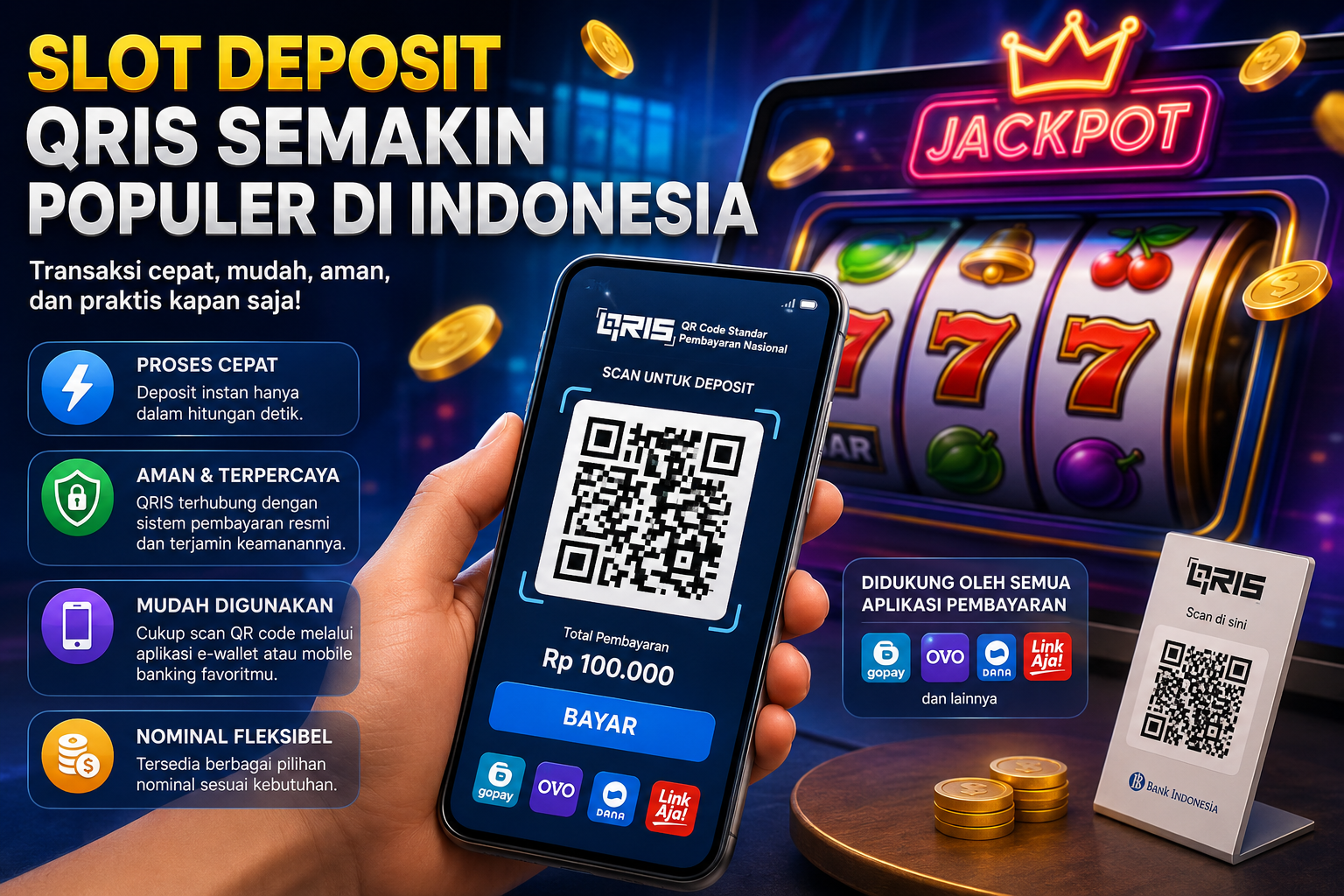 Fenomena Slot Deposit QRIS Semakin Populer di Indonesia