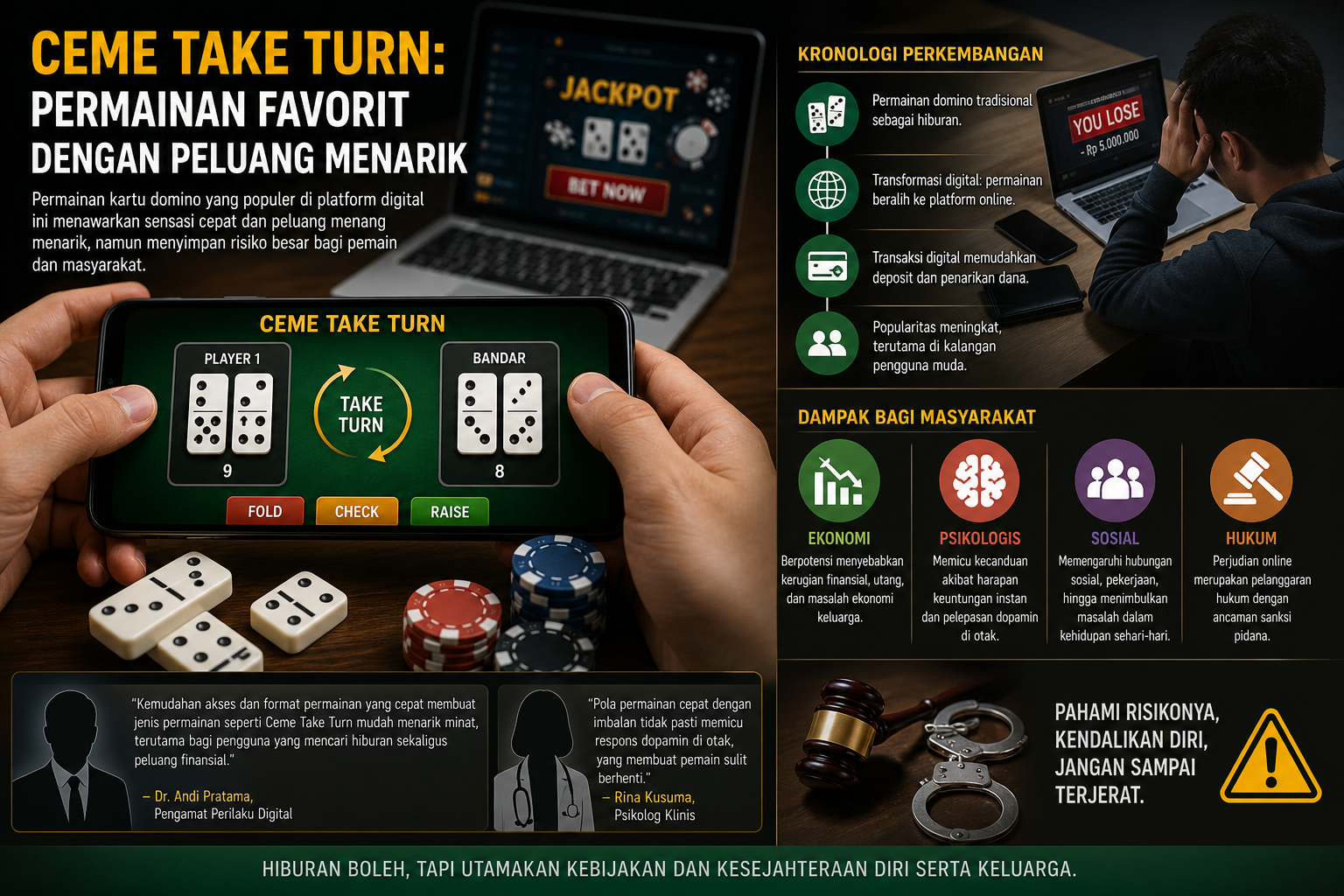 CEME TAKE TURN Permainan dengan Peluang Menarik