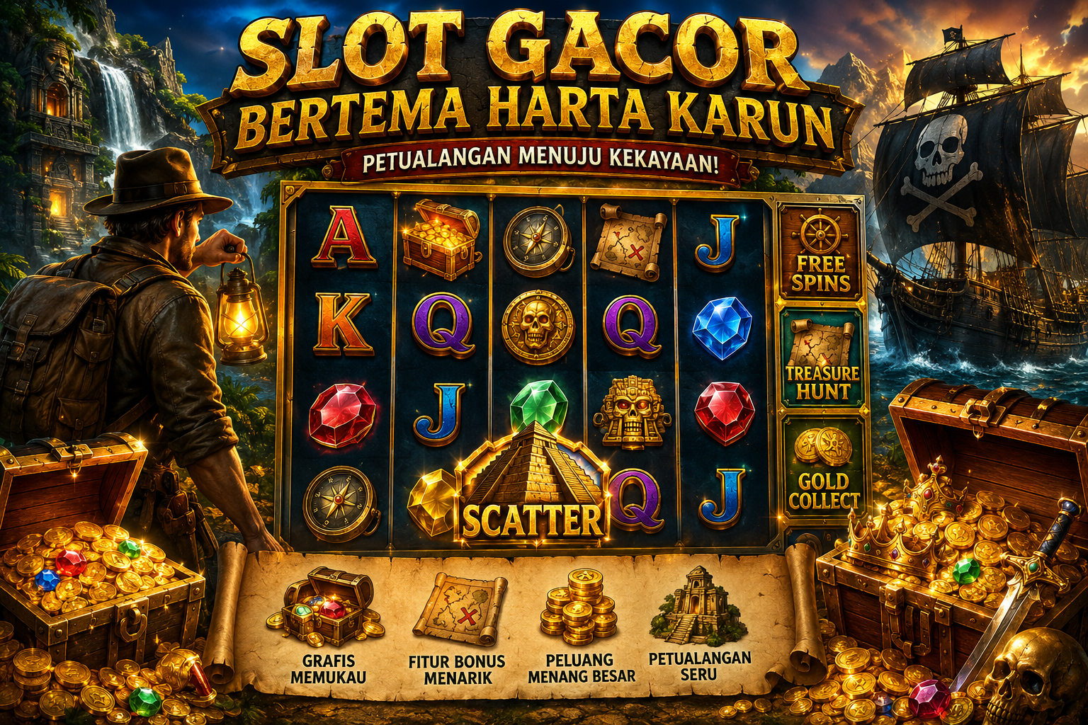 Slot Gacor Bertema Harta Karun yang Banyak Dicari.