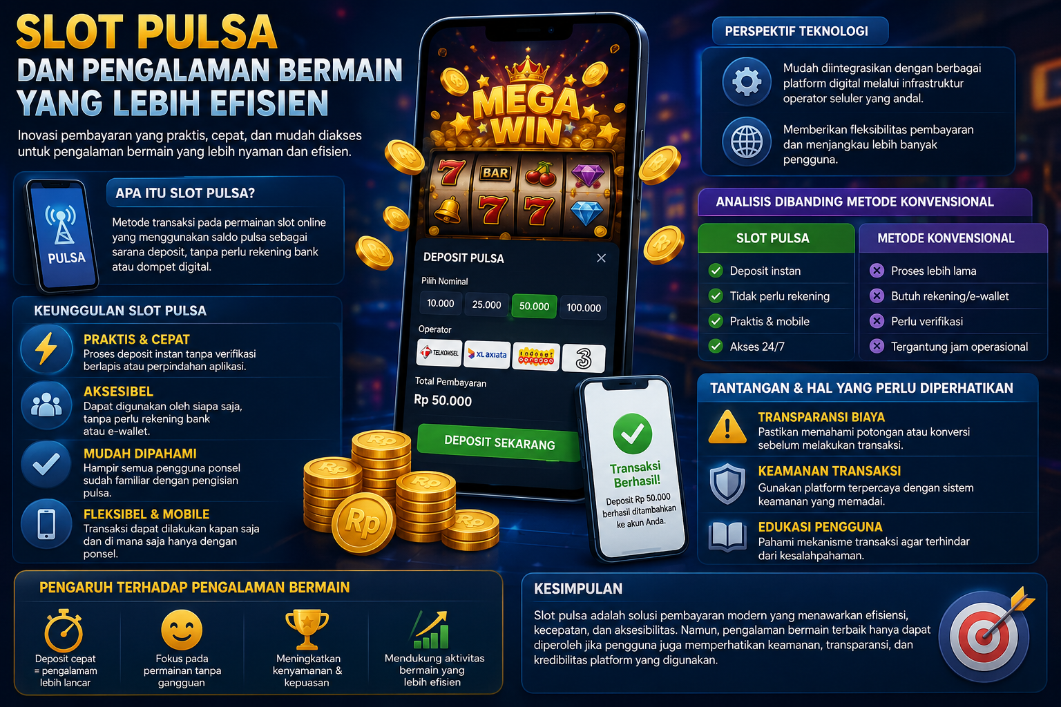 Slot Pulsa dan Pengalaman Bermain yang Lebih Efisien
