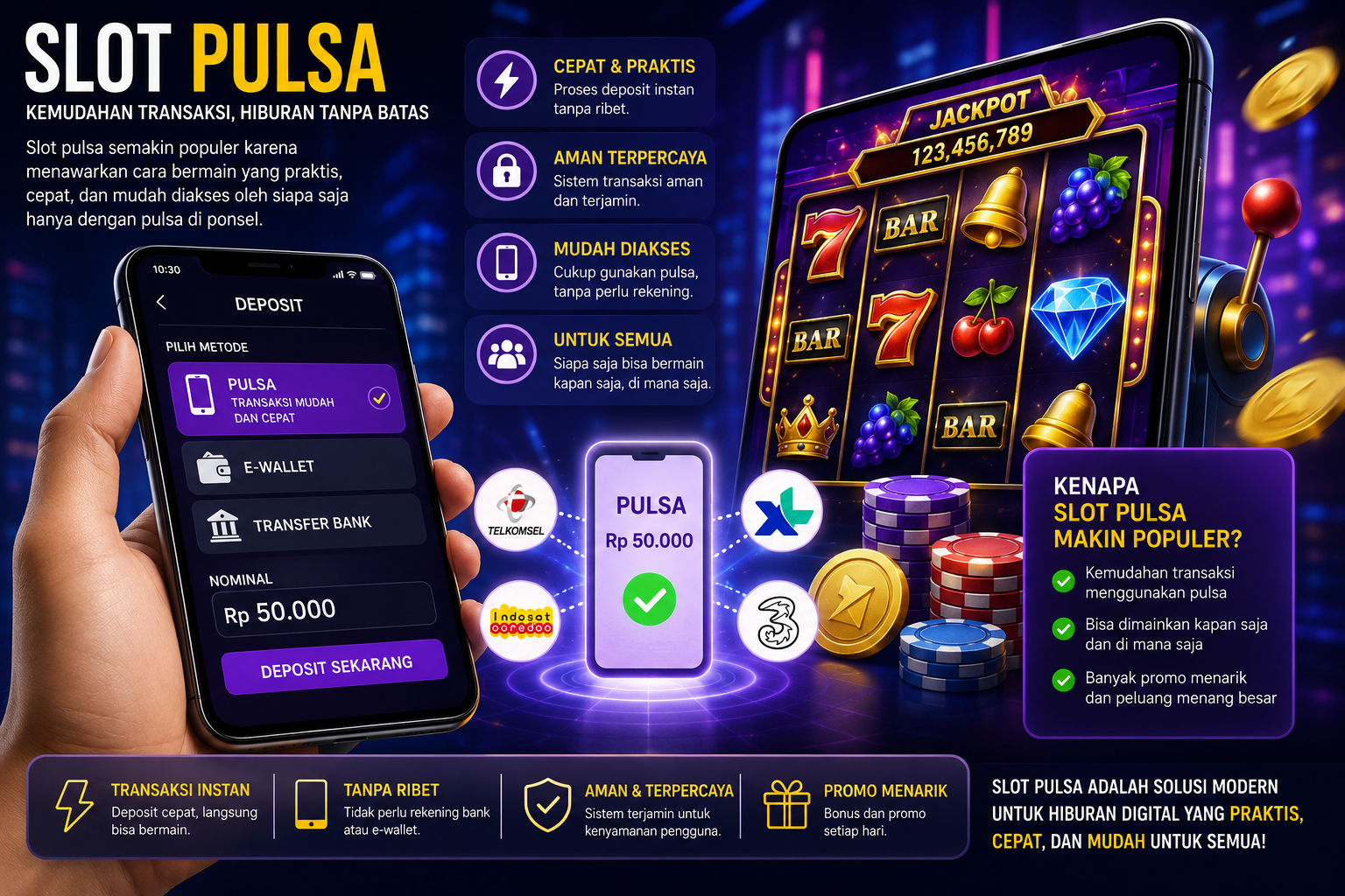 Mengenal Slot Pulsa dan Popularitasnya Terus Meningkat