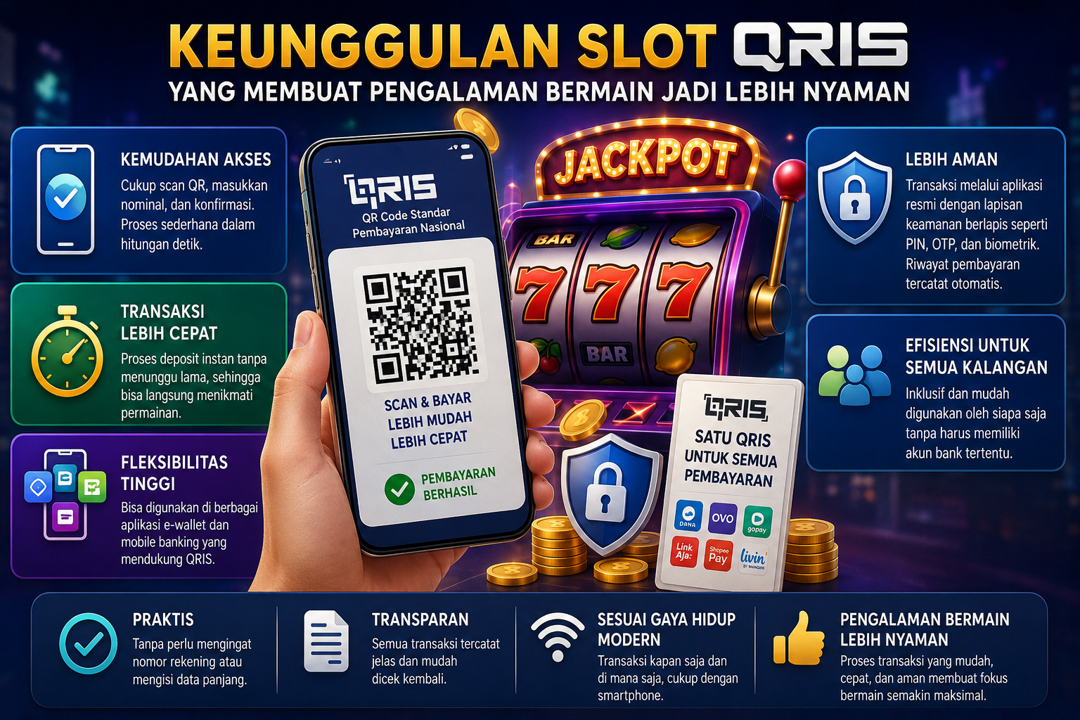 Slot QRIS yang Membuat Pengalaman Bermain Jadi Lebih Nyaman